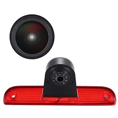 Imagen de 1280x720 píxeles Auto Top Mount Third 3. Luz de Freno cámara Marcha atrás para Fiat Ducato X250 X290 Bus Kasten Peugeot Boxter Citroen Jumper 2006 Transporter Business MPV SUV Van