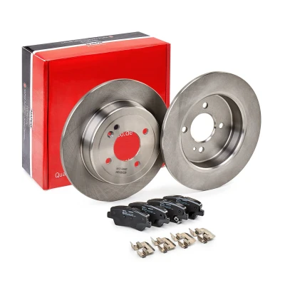 Imagen de MAPCO 47254 Kit de discos y pastillas freno Eje trasero macizo Chapa antichirridos con avisador acústico desgaste KIA: RIO 3 norauto, oscaro,