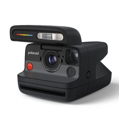 Imagen de Cámara instantánea Polaroid Flip, Sistema hiperfocal 4 lentes, Flash, Negro