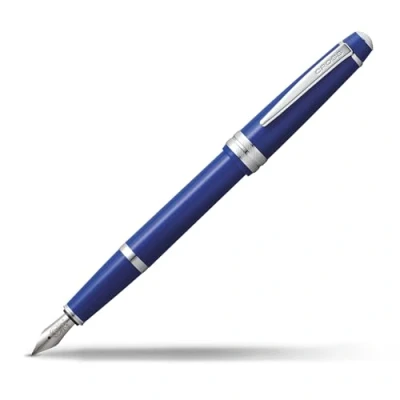 Imagen de Cross Bailey Light Pluma Estilográfica, Azul (Glossy Blue)
