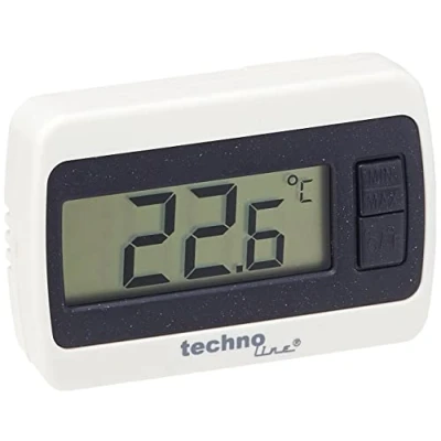 Imagen de TechnoLine WS 7002 Estación de Temperatura, Blanco y Gris, 6.00x1.40x4.00 cm