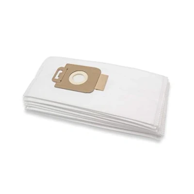 Imagen de vhbw 10x bolsa compatible con Nilfisk GM330, GM399, GM400, GM400 Xtra, GM405, GM410, GM415, GM420, GM430 aspiradora vellón micro, blanco