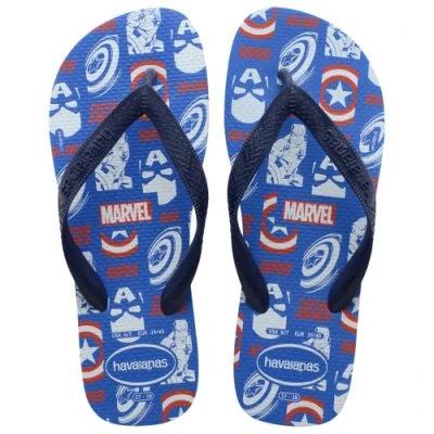 Imagen de Havaianas Top Marvel Logomania, Chanclas, para Unisex adulto, Estrella Azul, 39/40 EU