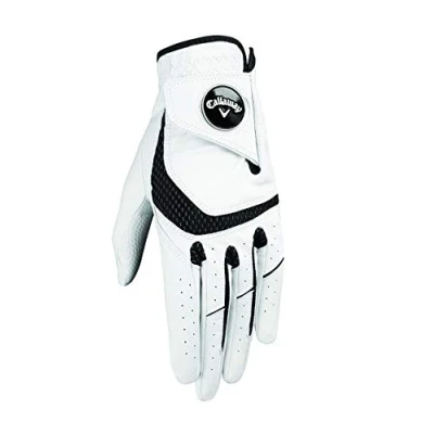 Imagen de Callaway Syntech 2019 Guante para Mano Derecha, Mujer, Blanco/ Negro, S Reg
