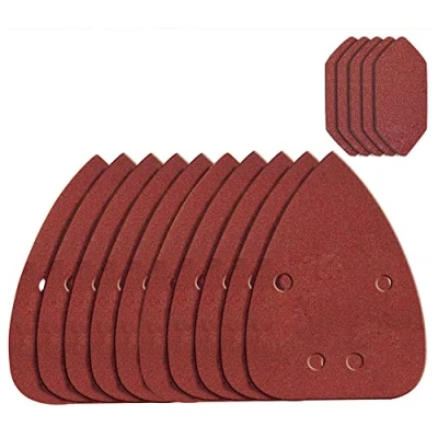 Imagen de WORX WA2069 Juego de 18 Hojas Lija para lijadora Detalles WX648 Gramajes 80, 120, 240, Negro