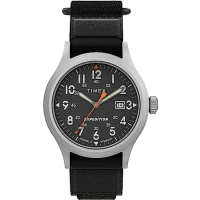 Imagen de Timex Reloj Analógico para Hombres de Cuarzo con Correa en Tela TW4B296009J
