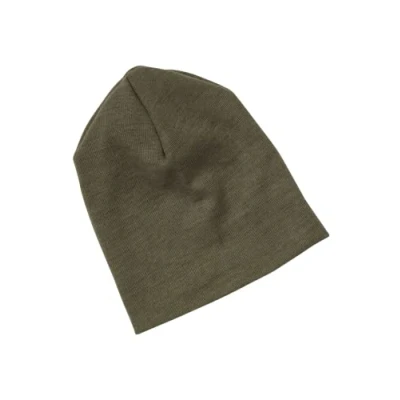 Imagen de Engel Natural, gorro de doble capa, 70% lana (kbT) y 30% seda. verde oliva 110/116