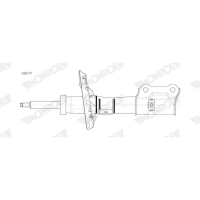 Imagen de MONROE G8670 amortiguador Presión de gas Bitubular Columna KIA: Proceed