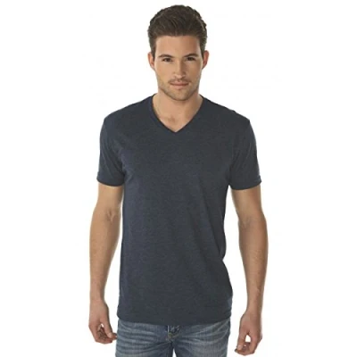 Imagen de 6240 NL MENS CVC V NECK TEE MIDNIGHT NAVY L