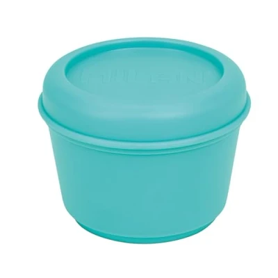 Imagen de MILAN® Recipiente para alimentos redondo 0.25l turquesa, serie SUNSET