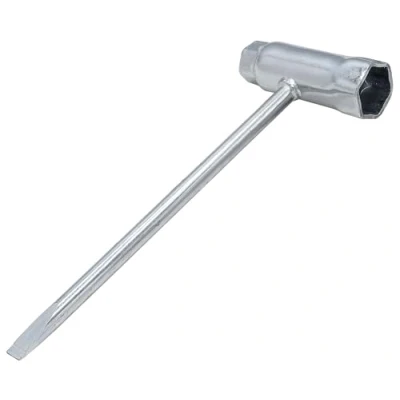 Imagen de DAKCOS Llave Combinada en T para motosierra 13 19mm, con Destornillador Plano