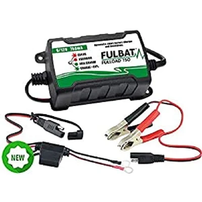 Imagen de MILLASUR GreenCutter AG 0200971 Fulload 750 Cargador y mantenedor de Carga, 12 V 0,75 A, 3 Stages