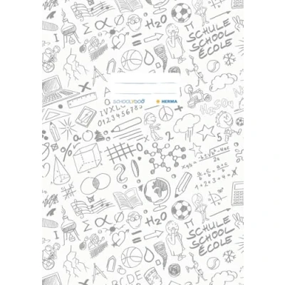 Imagen de &#039;Herma &quot;schooly Ghundoo Cuaderno Plástico DIN A4, estampado, 1 pieza, color weiß 4, gemustert, Stück