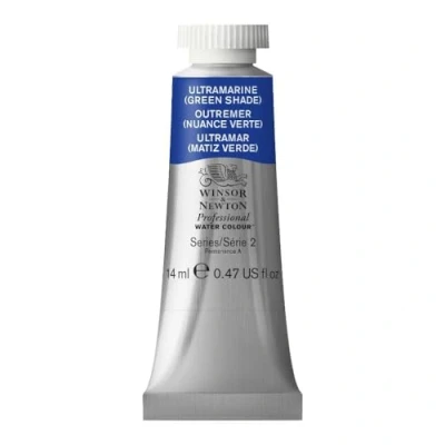 Imagen de Winsor &amp; Newton Acuarela Profesional Pintura de Acuarela, Alta Luminosidad, Resistente a la Luz, Calidad Archivo, Tubo 14 ML, Color Azul (Matiz Roja)