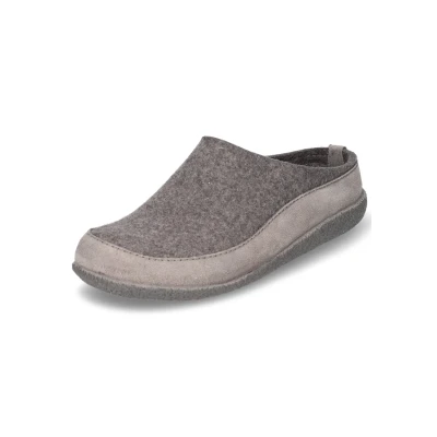 Imagen de HAFLINGER Blizzard Skane zapatilla de fieltro suela goma antracita, talla 43