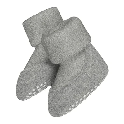 Imagen de FALKE Baby Cosyshoe B HP lana puños en la suela 1 par, Calcetines para casa Unisex bebé, Gris (Light Grey 3400), 19 20