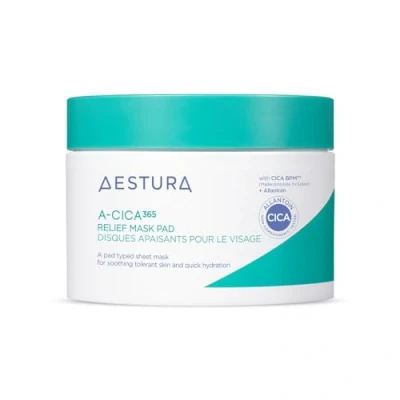 Imagen de AESTURA A CICA 365 ALMOHADILLAS FACIALES SUAVE CALMANTE 4X para un Alivio Rápido y Fácil Piel Seca Todos los Tipos, Fortalece la Barrera de Humedad, Testado Dermatológicamente, 60 Pads