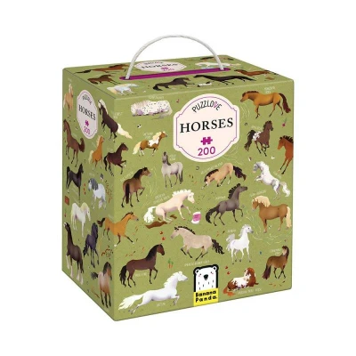 Imagen de Puzzle caballos 200 pzas Puzzlove Banana Panda