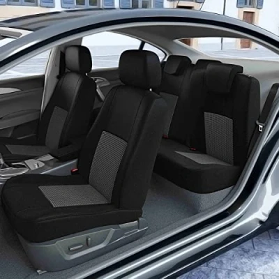 Imagen de DBS 19332 Fundas de asientos coche A Medida Acabado alta gama Instalación rápida Compatible Airbag Isofix