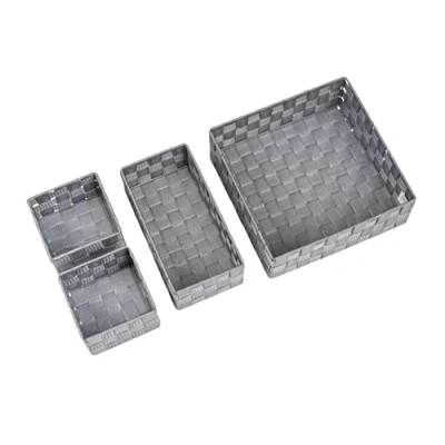 Imagen de Cesta de baño Adria gris, set 4 piezas