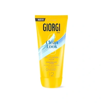 Imagen de Giorgi Line Gomina Clean Look con Aceite de Argán, Gel Definidor sin Residuos 0% Siliconas, Alcohol, Peinado Limpio y Pulido, Elasticidad Fijación Acartonar, 2 170 ml