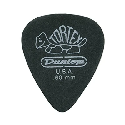 Imagen de JIM DUNLOP Púas Tortex Pitch Black 0,60mm Saco de 72