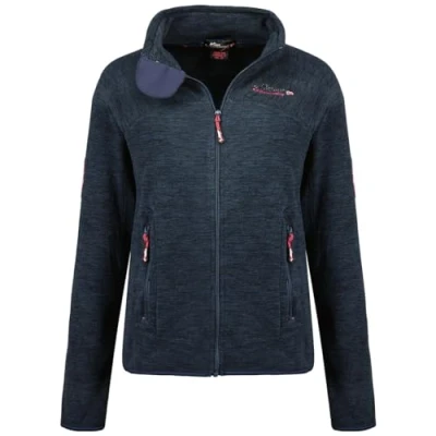 Imagen de Geographical Norway Tyrell Lady Chaqueta Para Mujer Con Cremallera Ropa Otoño Invierno Primavera Caliente Suéter Deporte y Trabajo De Manga Larga Piel Suave Aire Libre (Azul Marino XL)