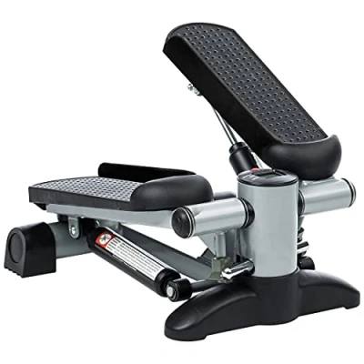Imagen de Ultrasport swing Stepper, stepper en casa con computadora entrenamiento, arriba abajo para principiantes y avanzados, pequeño compacto, entrenamiento de piernas culata