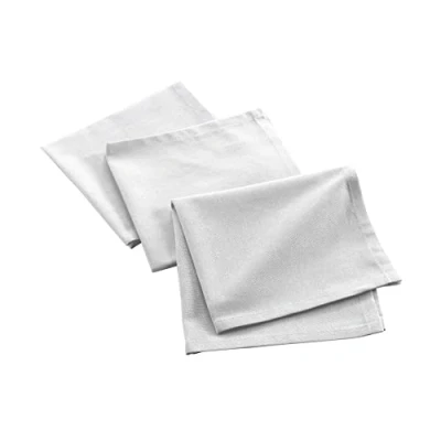 Imagen de Douceur d&#039;Intérieur Mistral Servilletas de Mesa, 40 x cm, Color Blanco