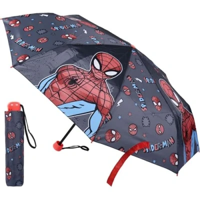 Imagen de CERDÁ LIFE&#039;S LITTLE MOMENTS Paraguas Plegable Niño de Spiderman Apertura Manual con Mecanismo Antiviento y Proteccion en las Varillas para Mayor Seguridad Licencia Oficial Marvel