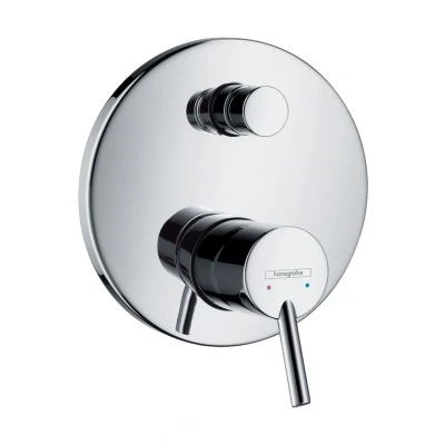 Imagen de Hansgrohe 32477000 Talis S grifo de bañera empotrado, combinación seguridad integrada según EN1717, cromo