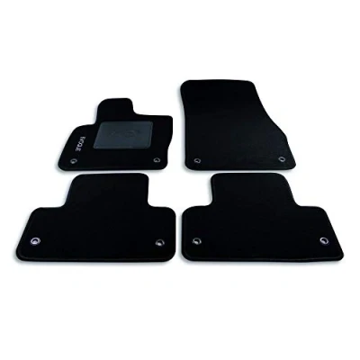 Imagen de Bottari Kit de 4 Alfombrillas a Medida para Coche, aterciopeladas, 39055