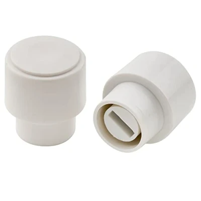 Imagen de Musiclily Pro Tamaño Pulgadas Botón Selector Pastillas Tipo Telecaster de 3 Posiciones Switch Tips para Guitarra USA Fender Tele, Blanco(2 Piezas)