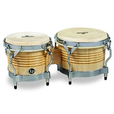 Imagen de LP Matador Bongos de madera, color natural, 7 1/4&quot; y 8 5/8&quot;