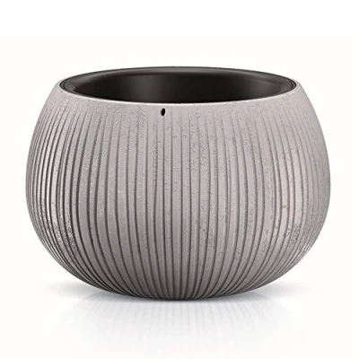 Imagen de Prosperplast BETON BOWL de plástico CON depósito en color Cemento, 19,5 (alto) x 29 (ancho) (profundo) cms