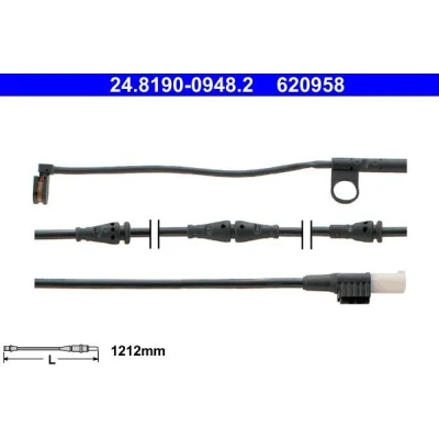 Imagen de ATE 24.8190 0948.2 Sensor de Desgaste Pastillas Frenos LAND ROVER: Range Rover Sport