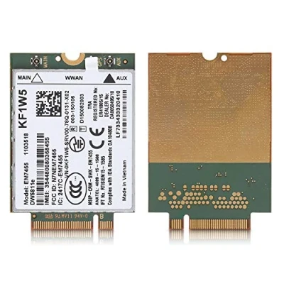 Imagen de VBESTLIFE módulos 4G, Tarjetas de Red inalámbricas reemplazo 300Mbps EM7455 para DELL DW5811e 3P10Y Qualcomm 4G LTE WWAN NGFF