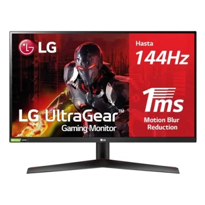 Imagen de LG 27GN800 B Monitor Gaming UltraGear 27 pulgadas, Panel NanoIPS: 2560x1440p, 16:9, 350 CD/m², 1000:1, 144Hz, 1ms, DPx1, HDMIx2, NVIDIA G Sync Compatible, Regulable Inclinación, Color Negro
