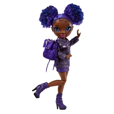 Imagen de RAINBOW High Junior Krystal Bailey Muñeca de Moda 23cm con Ropa y Accesorios Incluye Mochila Tela «Abre Cierra» para coleccionar Edad: 6+ años