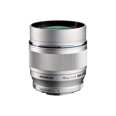 Imagen de Objetivo Olympus M.Zuiko Digital ED 75 mm F1.8, longitud focal fija rápida, apto para todas las cámaras MFT (modelos OM D &amp; PEN, serie G de Panasonic G), negro