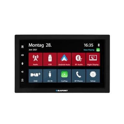 Imagen de Blaupunkt Oslo 600 Dab Multimedia para Coche 2 DIN, Pantalla táctil de 7 Pulgadas, Dab+, Bluetooth, Sistema Manos Libres, USB