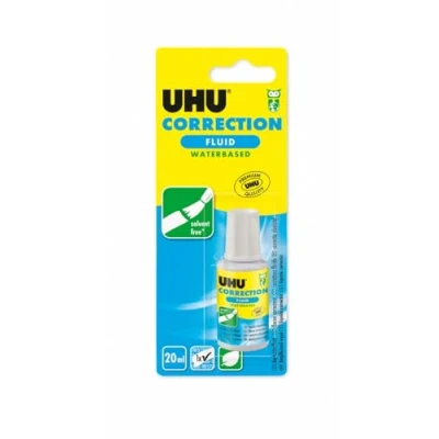 Imagen de UHU Frasco corrector con líquido correctivo, preciso, secado rápido, blanco, 20 ml