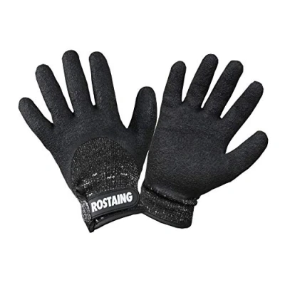 Imagen de ROSTAING Guantes mixtos Macpro para trabajos de construcción, negro, 2 unidades (lote 1) EU