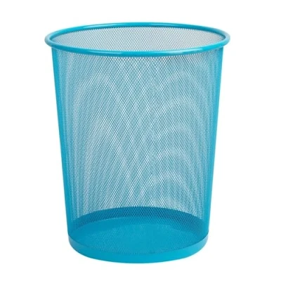 Imagen de Sinoba Cubo de basura alambre, altura 34 cm, 18 L, color azul