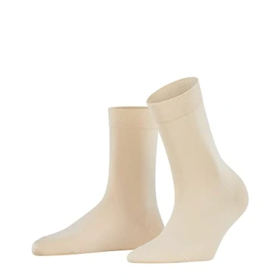 Imagen de FALKE Cotton Touch W SO algodón unicolor 1 par, Calcetines Mujer, Beis (Cream 4011) nuevo ecológico, 35 38