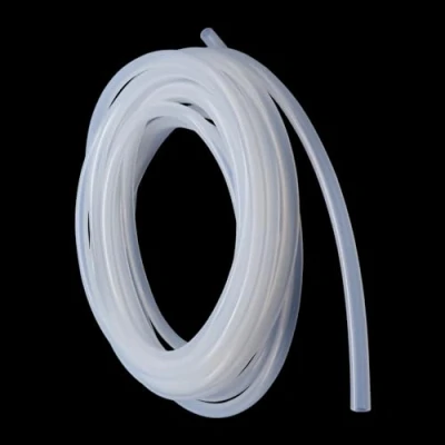 Imagen de iMeistek tubo de silicona 9 mm diámetro interior x 13 exterior 6 metros, manguera flexible grado alimenticio, para agua, aire, transparente
