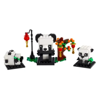 Imagen de LEGO BrickHeadz Pandas del Año Nuevo Chino 40466