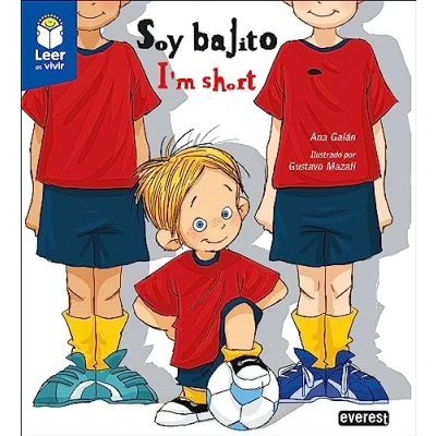 Imagen de Soy bajito (Serie biligüe): LIBROS PARA SENTIR (Plan lector: Leer es vivir)
