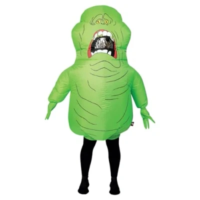 Imagen de Smiffys Disfraz hinchable de Simer Ghostbusters, Todo en uno con ventilador autohinchable