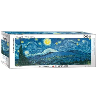 Imagen de EuroGraphics Starry Night Panorama Vincent Van Rompecabezas, Multicolor, 32 x 96 cm (6010 5309)
